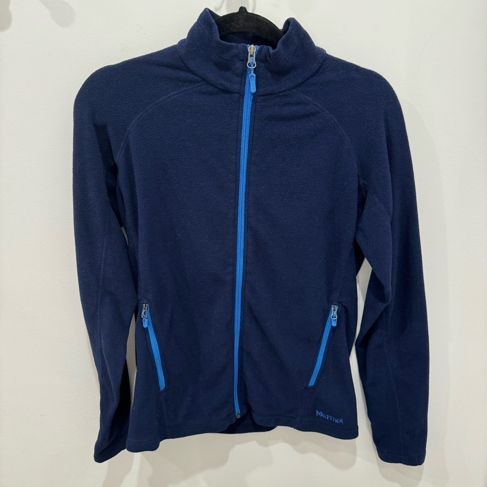 Marmot Women’s Navy Fleece Front Zip Jacket
